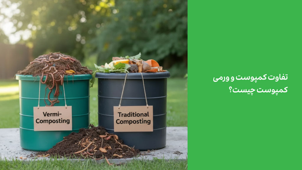 تفاوت کمپوست و ورمی کمپوست چیست؟