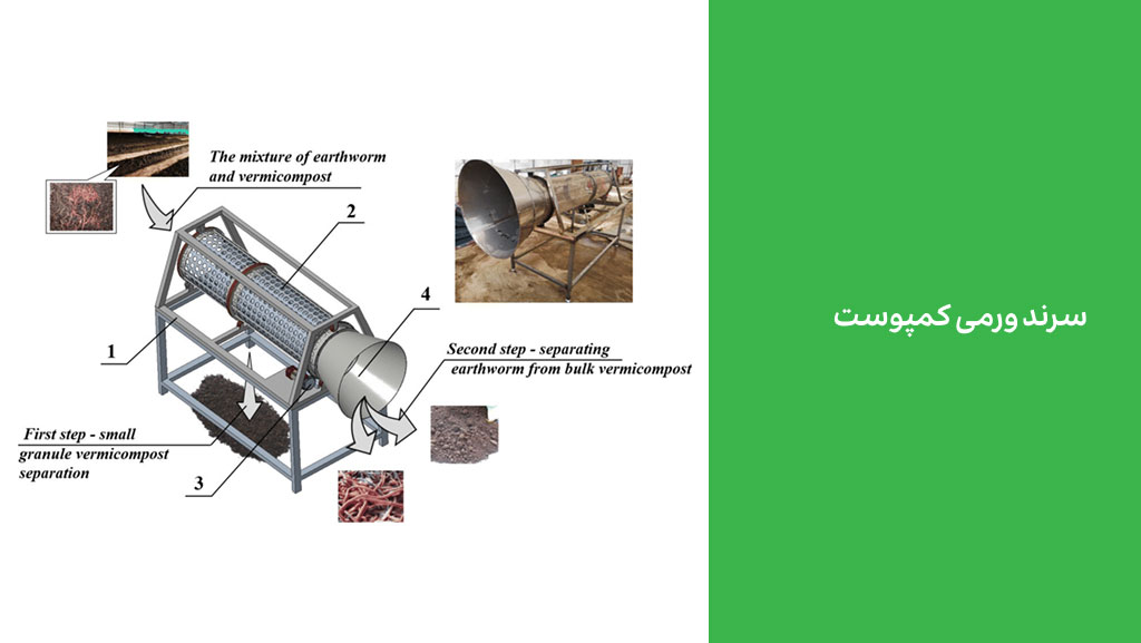 سرند ورمی کمپوست